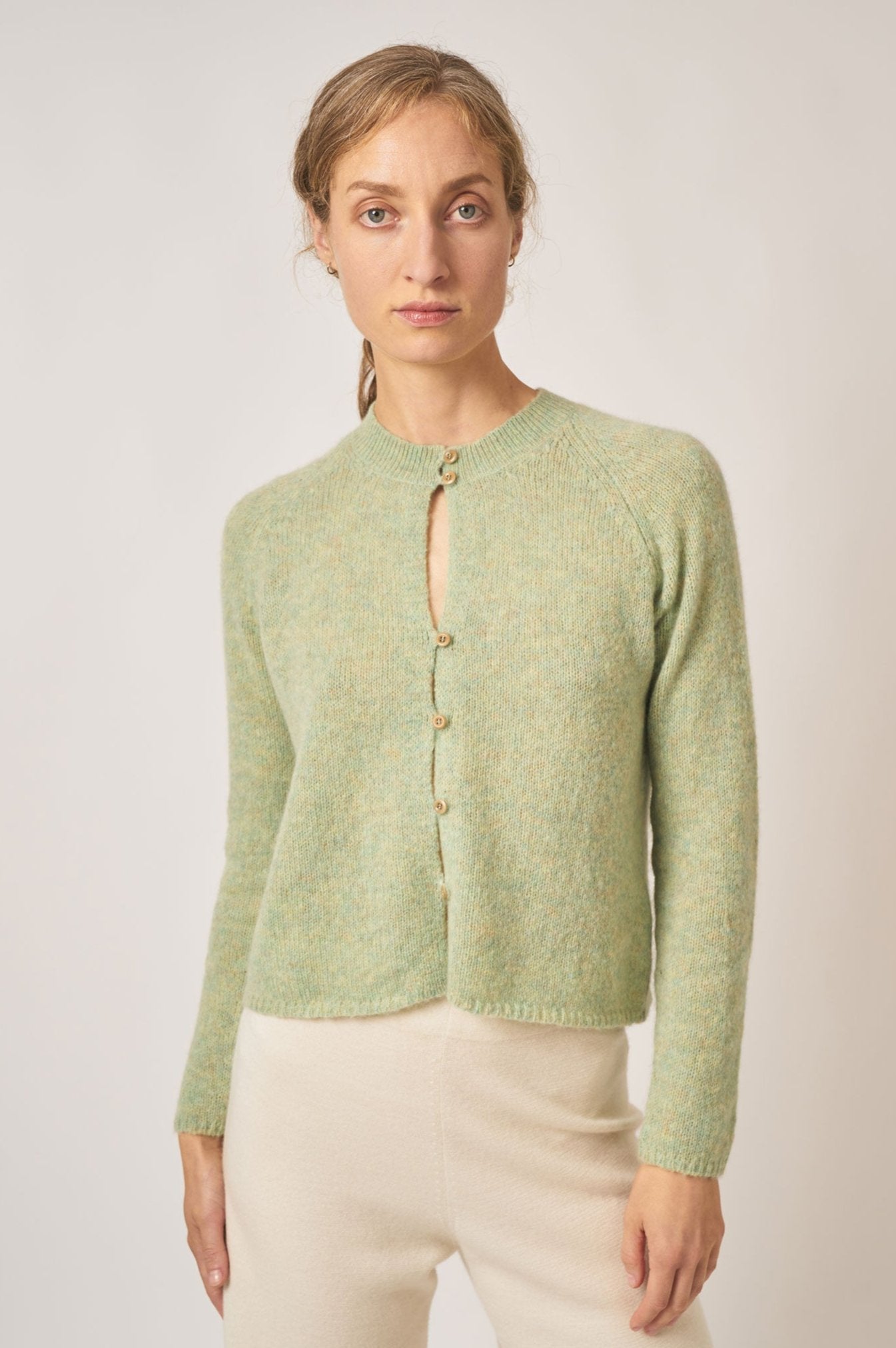 Lofty Rouleau Cashmere Cardigan