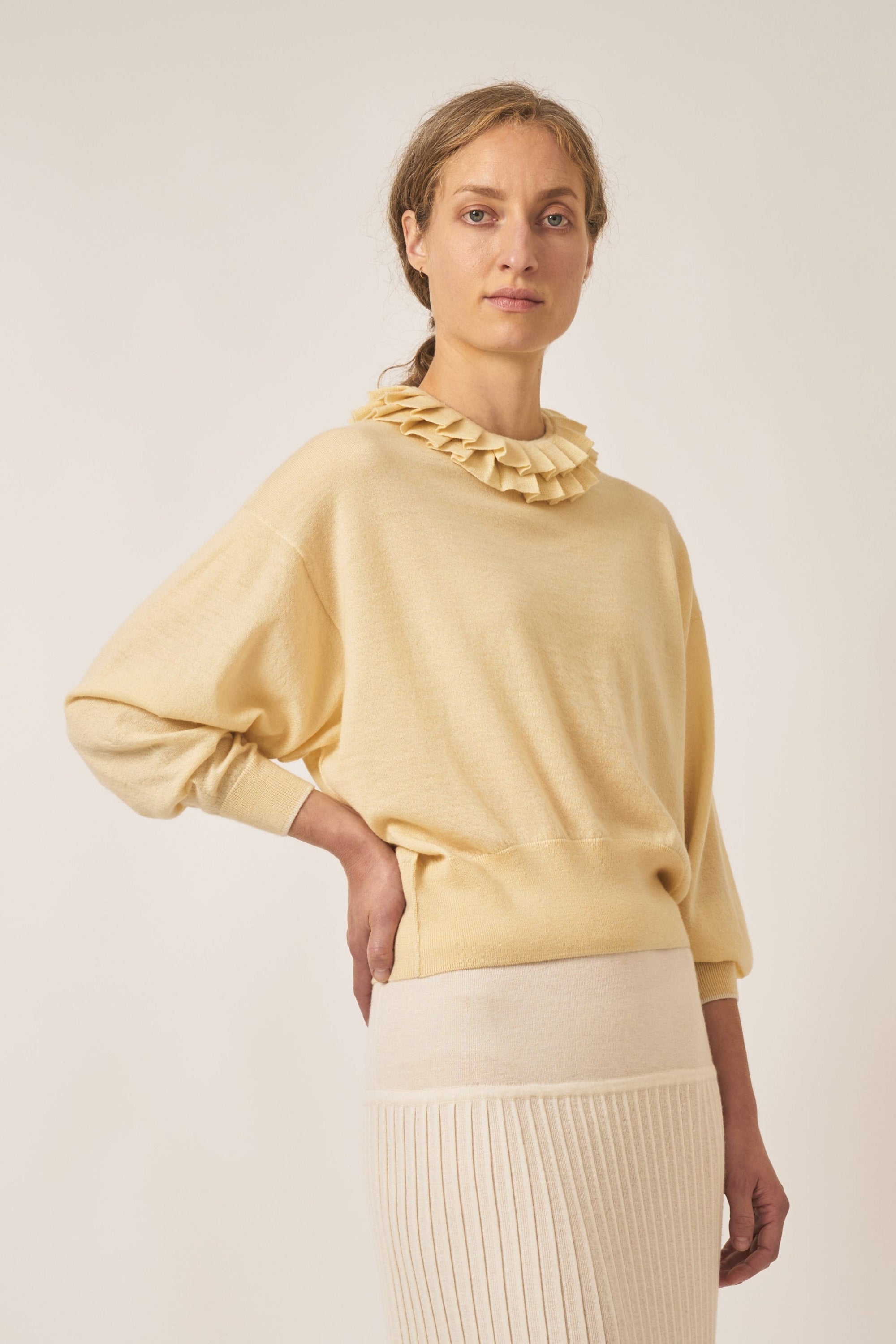 Wide Sleeve Cashmere Sweater