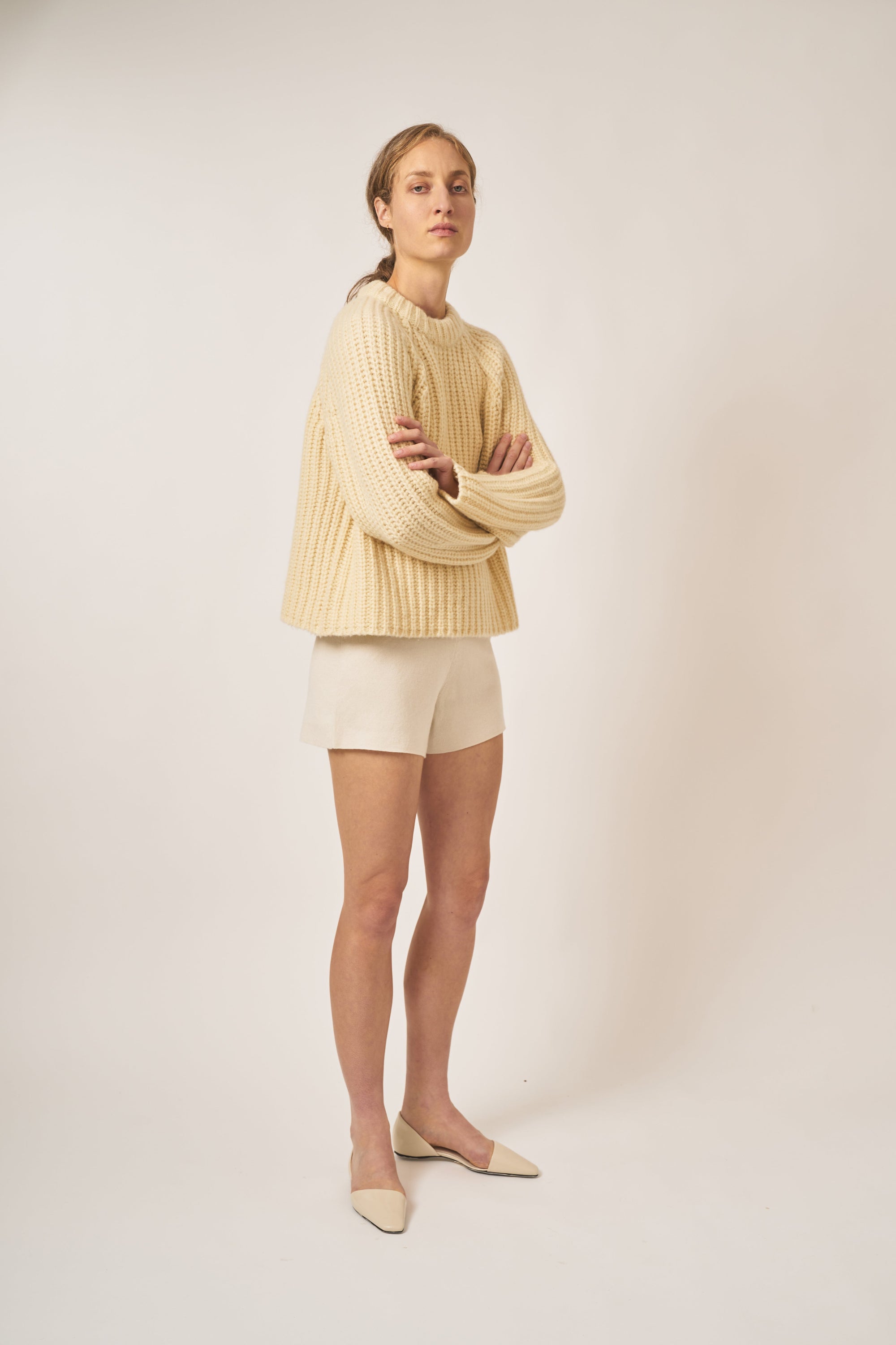 Chunky Rib Cashmere Sweater