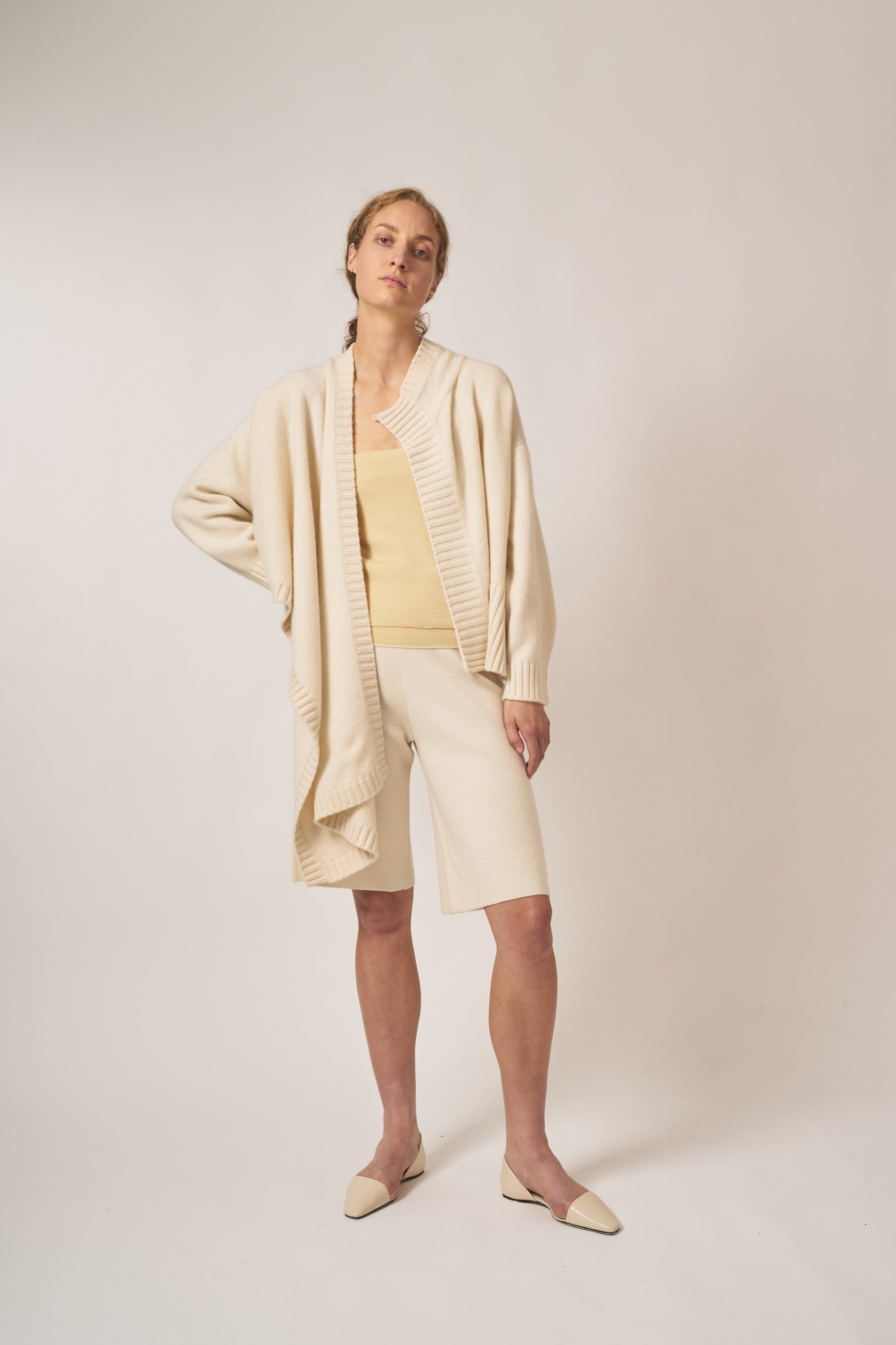 Fine Knit Cashmere Bermuda Shorts