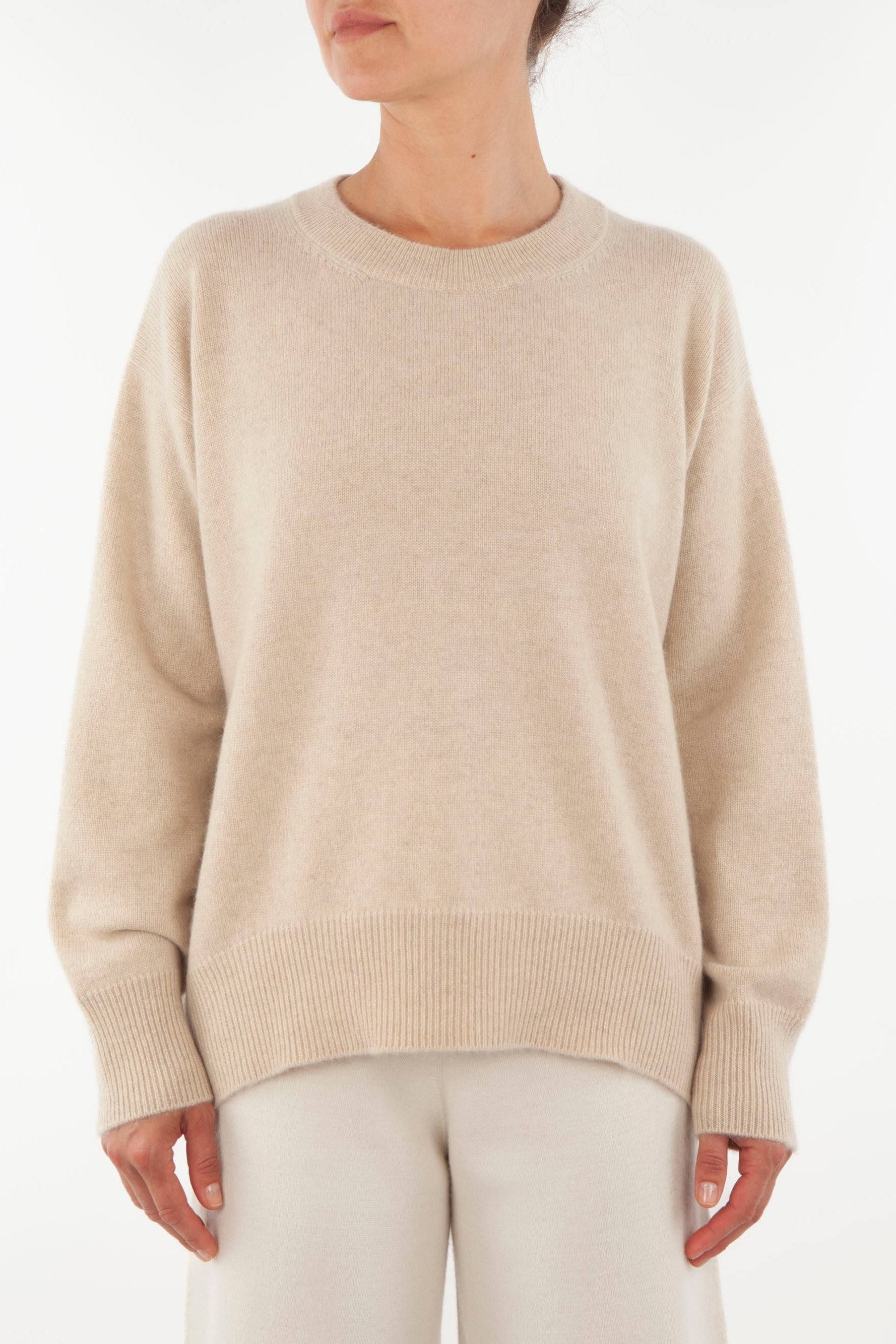 Crew Neck Cashmere Sweater