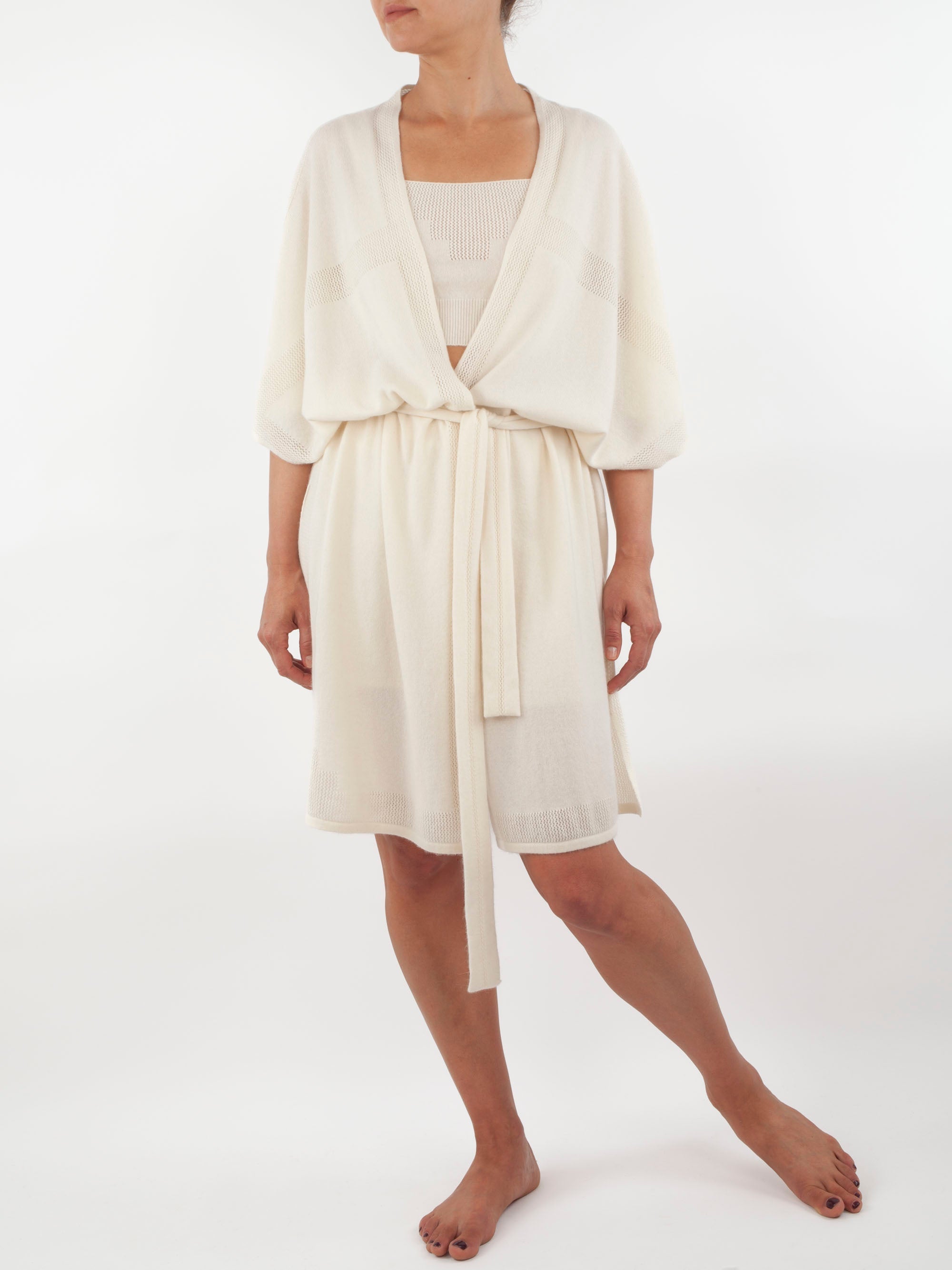 Luxury Kimono Cashmere Robe