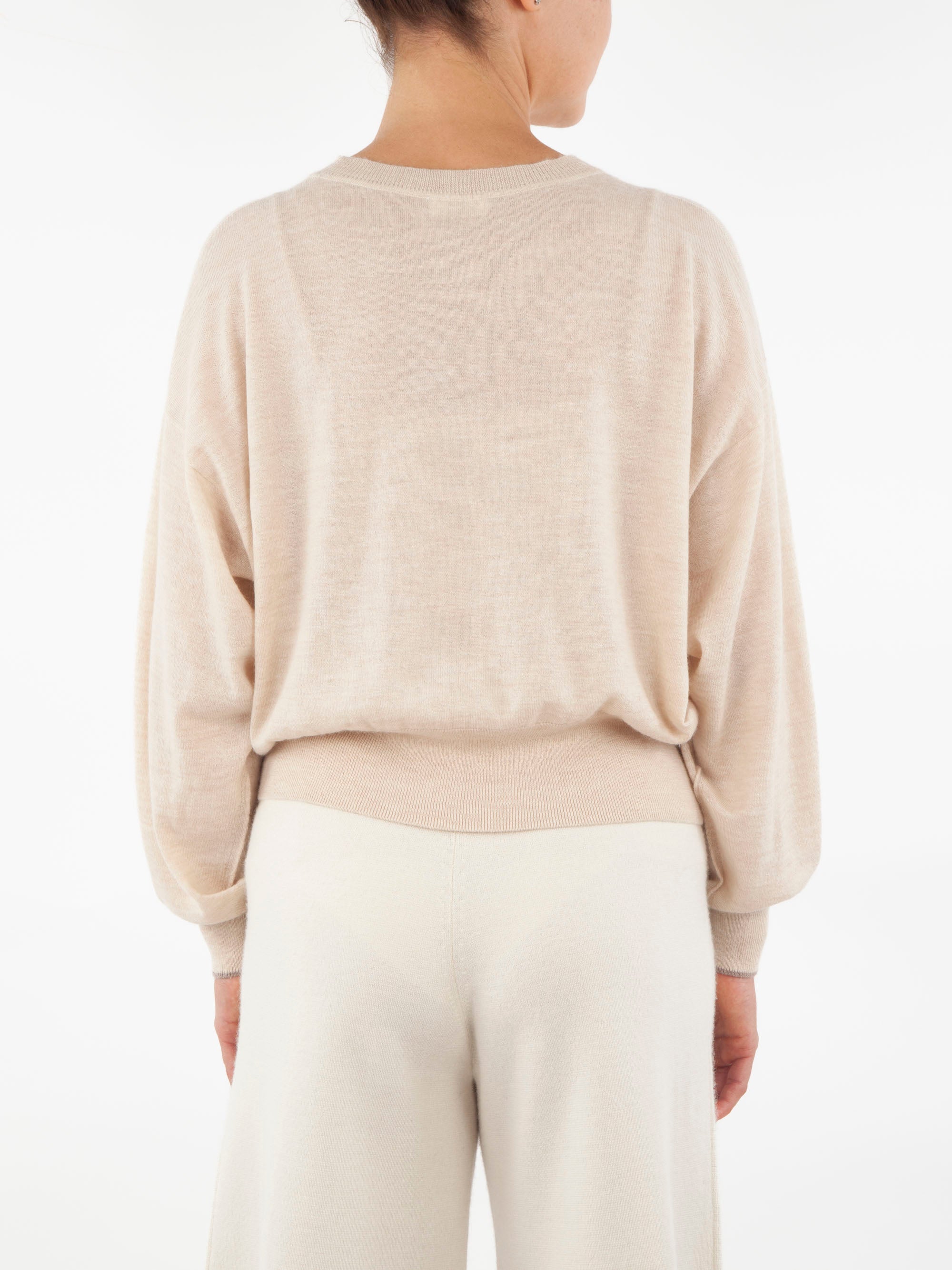 Wide Sleeve Cashmere Sweater