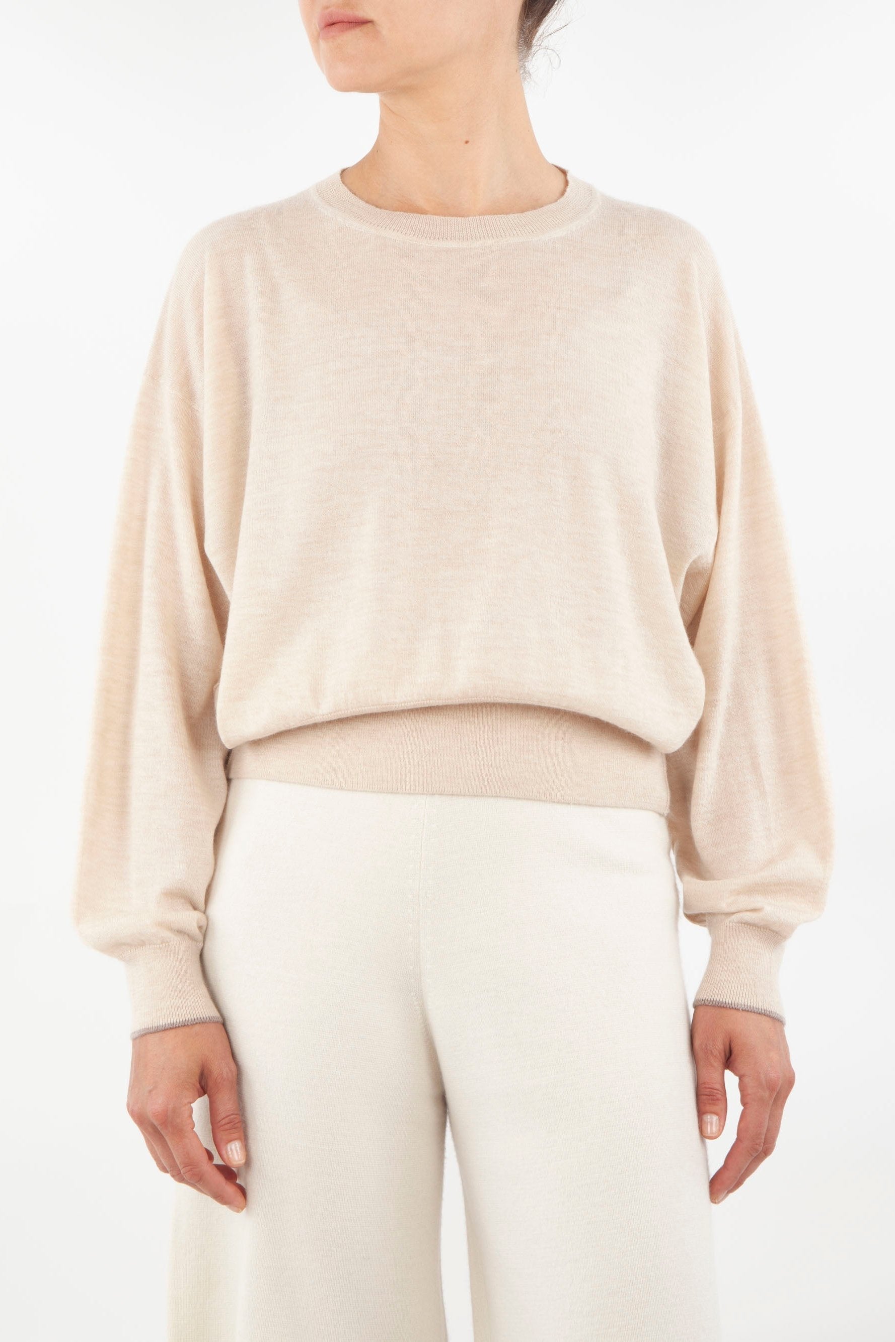 Wide Sleeve Cashmere Sweater