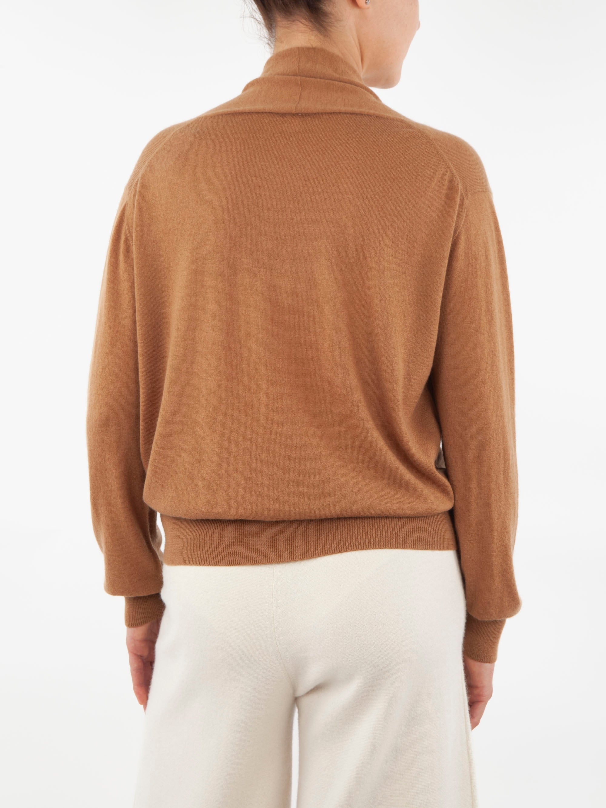 Cross Front Cashmere Sweater