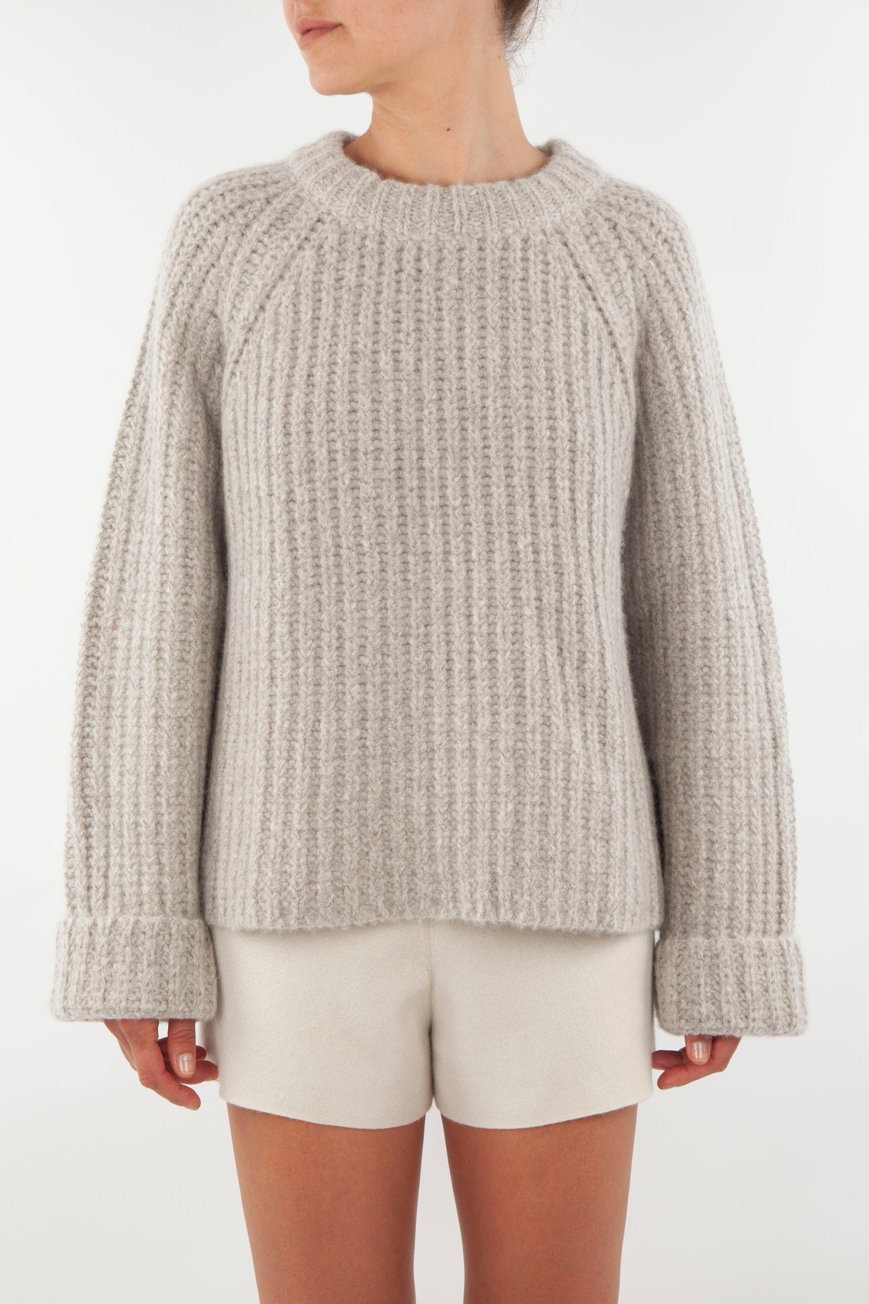 Chunky Rib Cashmere Sweater